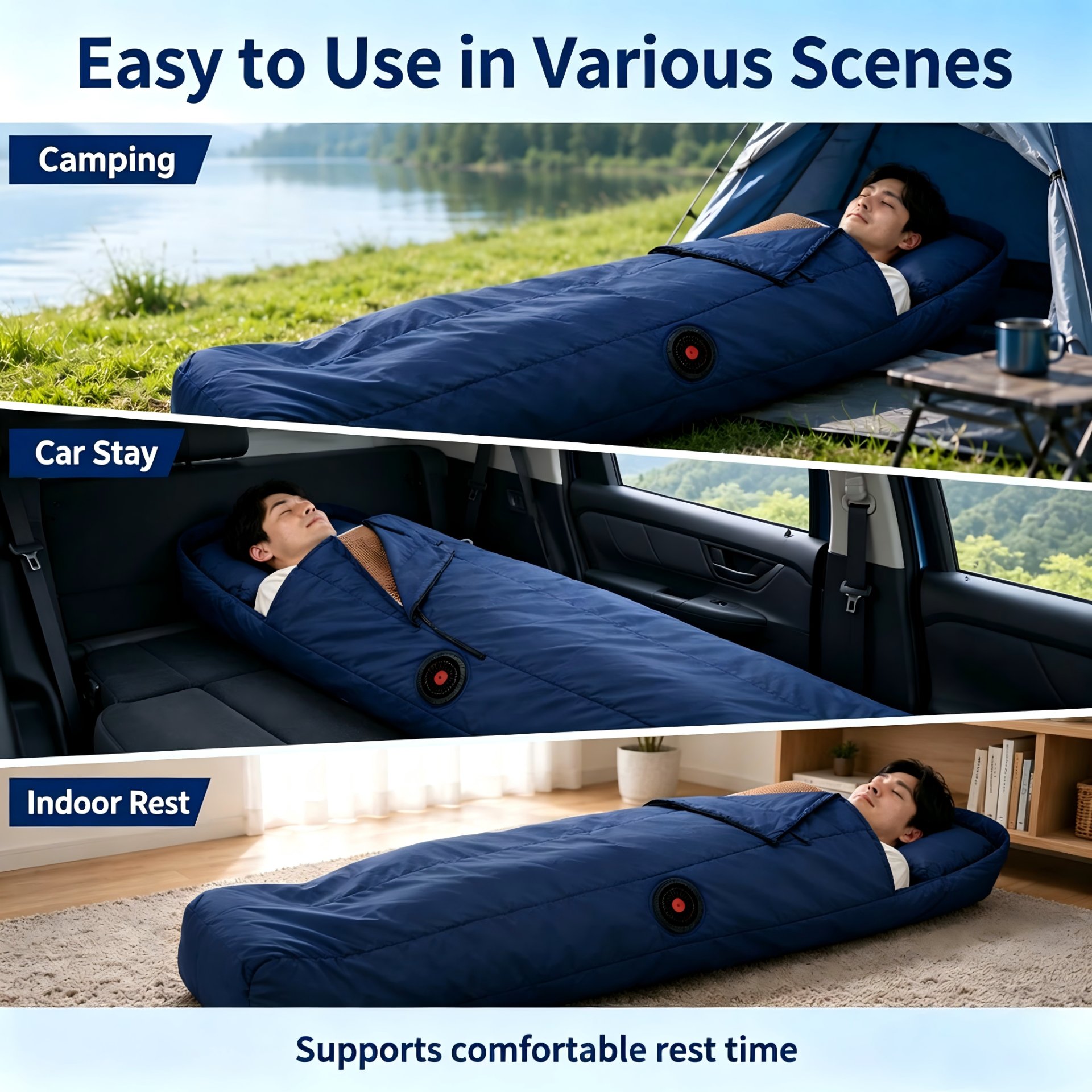 XUYADI sleeping bag use scenarios